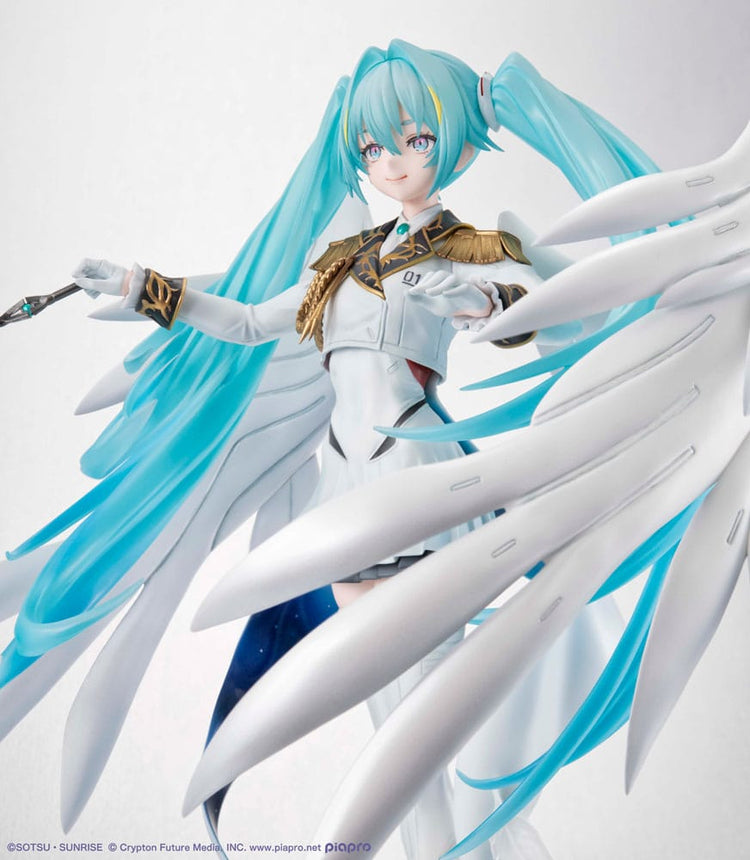 [PREORDINE] Mobile Suit Gundam x Hatsune Miku Statua PVC Lucrea - 45° Anniversario Wing Gundam Zero EW 27 cm - Megahouse - Statue