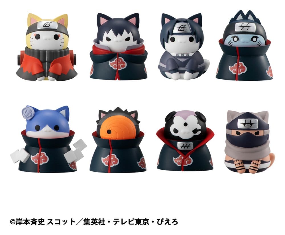 [PREORDINE] Naruto Shippuden: Mini-Figure Nyaruto! Defense Battle - Blind Box - Megahouse - Mini-figurine