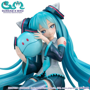 [PREORDINE] Mobile Suit Gundam x Hatsune Miku Statua Lucrea PVC 17 cm - 45° Anniversario - Megahouse - Statue