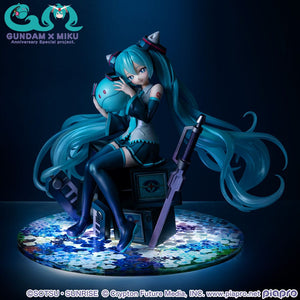 [PREORDINE] Mobile Suit Gundam x Hatsune Miku Statua Lucrea PVC 17 cm - 45° Anniversario - Megahouse - Statue