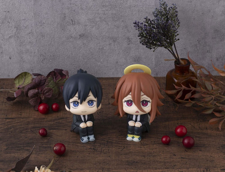 [PREORDINE] Chainsaw Man - Statue Look Up Aki Hayakawa Smile Ver. & Angel Devil Set 11 cm - Megahouse - Statue