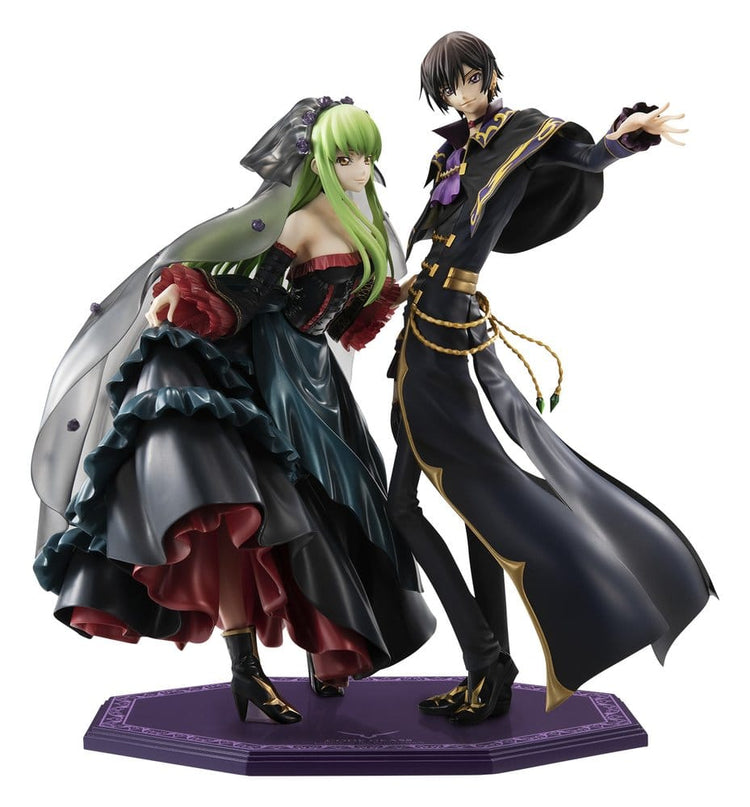 [PREORDINE] Code Geass: Lelouch & C.C. Statue 20° Anniversario 25cm - Megahouse - Statue