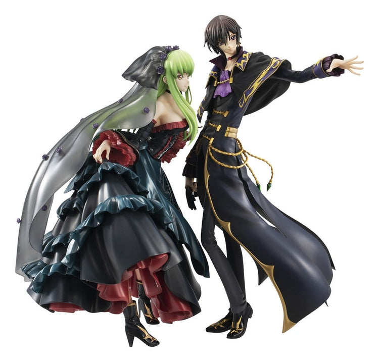 [PREORDINE] Code Geass: Lelouch & C.C. Statue 20° Anniversario 25cm - Megahouse - Statue