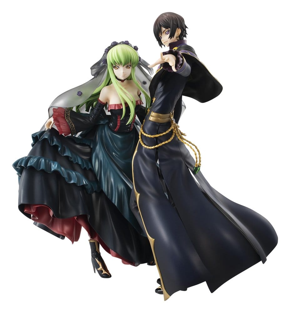 [PREORDINE] Code Geass: Lelouch & C.C. Statue 20° Anniversario 25cm - Megahouse - Statue