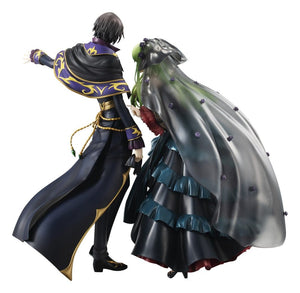 [PREORDINE] Code Geass: Lelouch & C.C. Statue 20° Anniversario 25cm - Megahouse - Statue