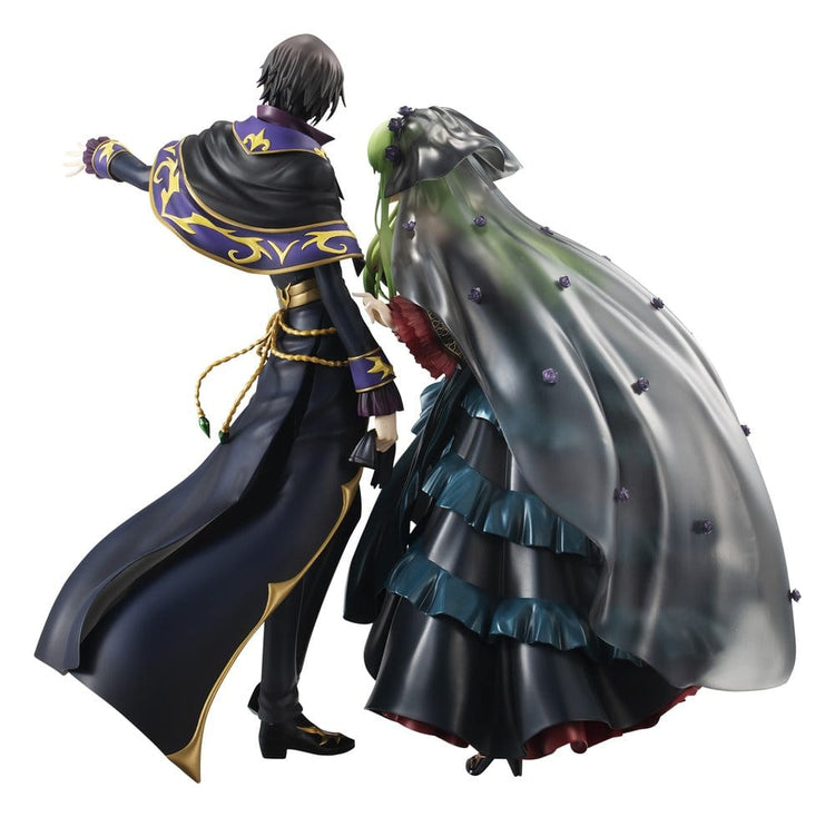 [PREORDINE] Code Geass: Lelouch & C.C. Statue 20° Anniversario 25cm - Megahouse - Statue