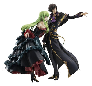 [PREORDINE] Code Geass: Lelouch & C.C. Statue 20° Anniversario 25cm - Megahouse - Statue