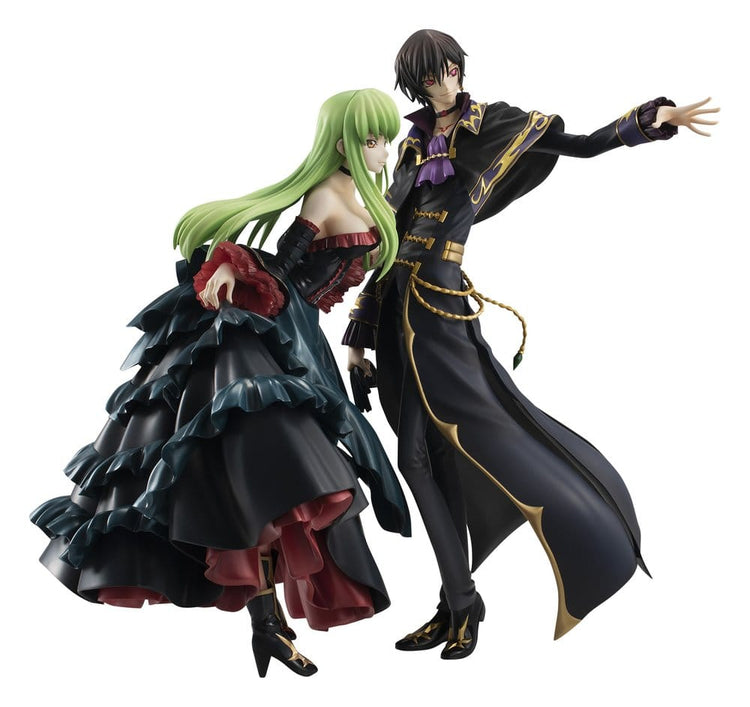 [PREORDINE] Code Geass: Lelouch & C.C. Statue 20° Anniversario 25cm - Megahouse - Statue
