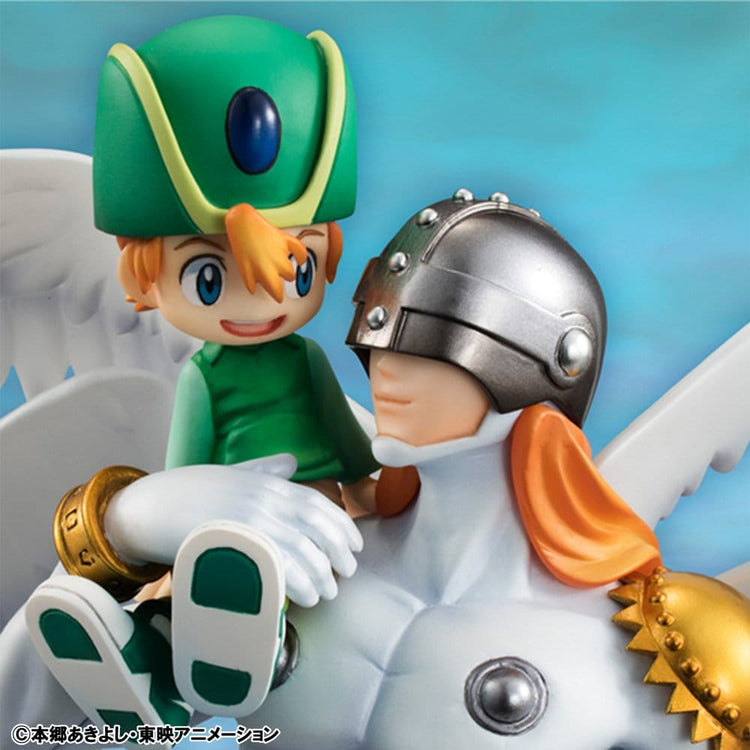 [PREORDINE] Digimon Adventure Statua Angemon & Takeru Takaishi G.E.M. Series 22 cm - Megahouse - Statue