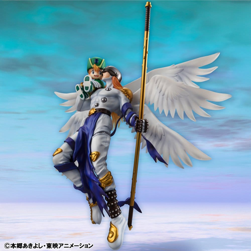 [PREORDINE] Digimon Adventure Statua Angemon & Takeru Takaishi G.E.M. Series 22 cm - Megahouse - Statue