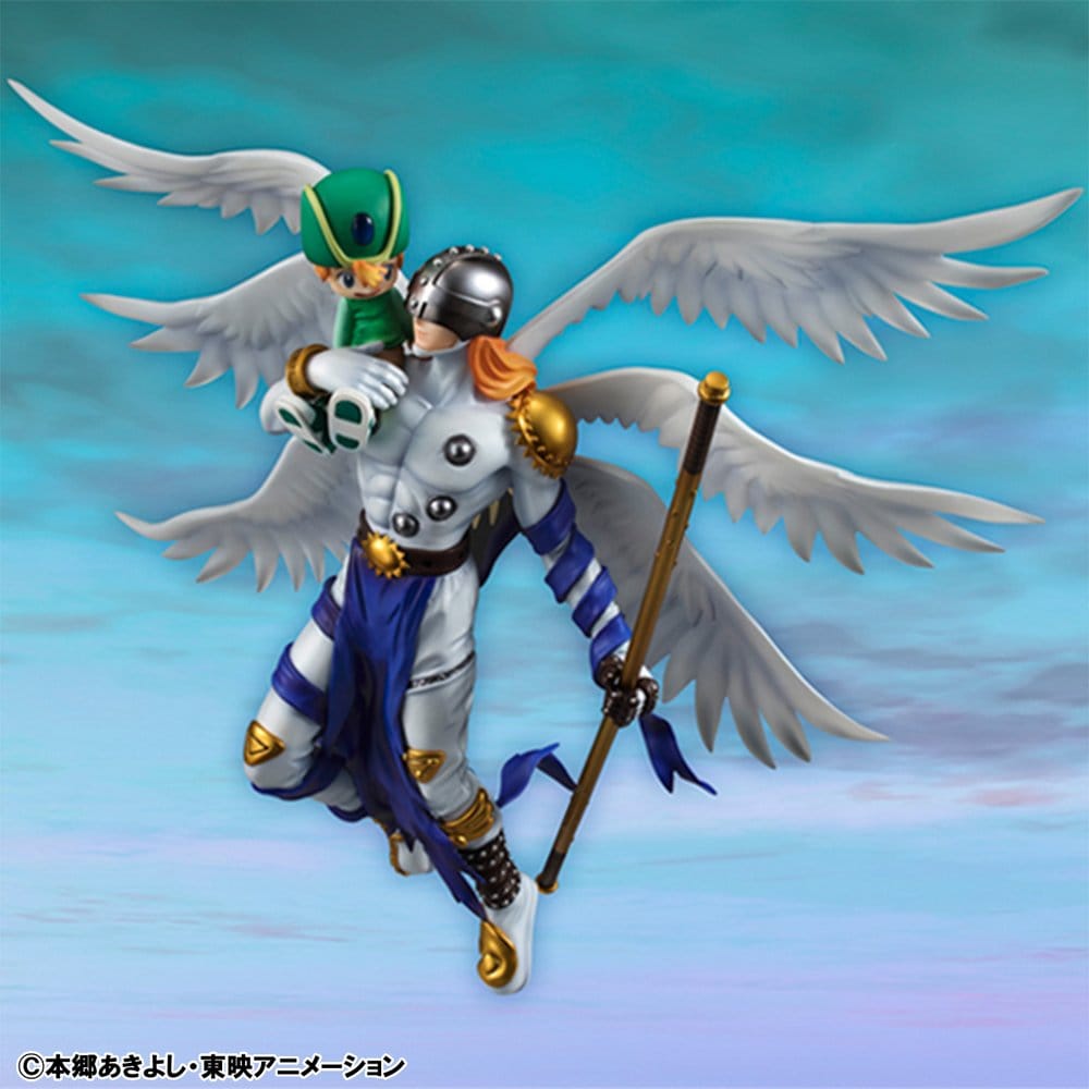 [PREORDINE] Digimon Adventure Statua Angemon & Takeru Takaishi G.E.M. Series 22 cm - Megahouse - Statue