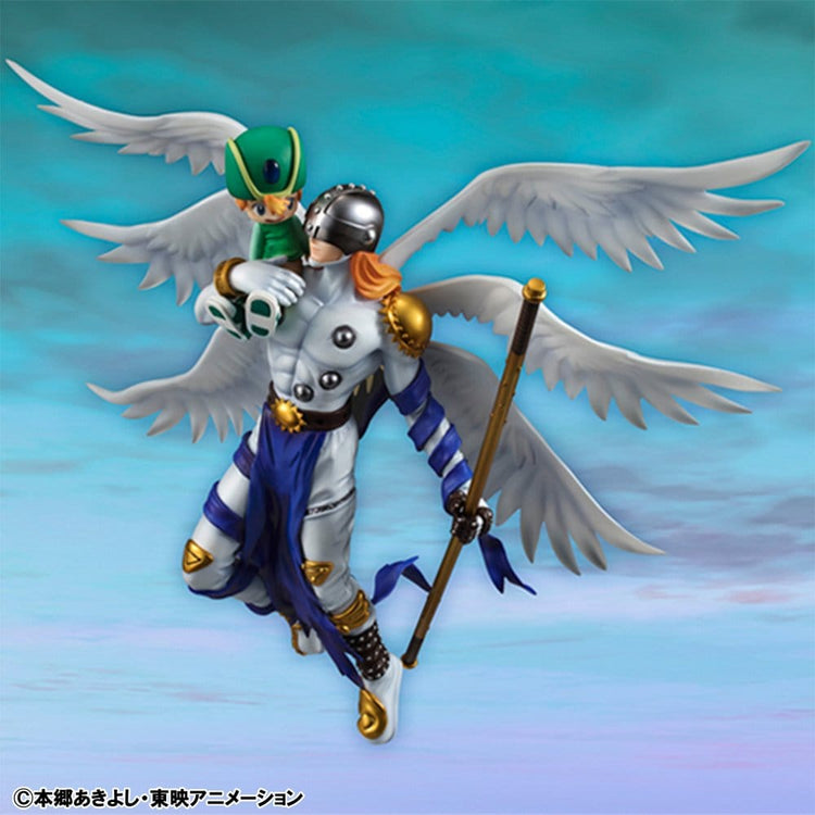 [PREORDINE] Digimon Adventure Statua Angemon & Takeru Takaishi G.E.M. Series 22 cm - Megahouse - Statue