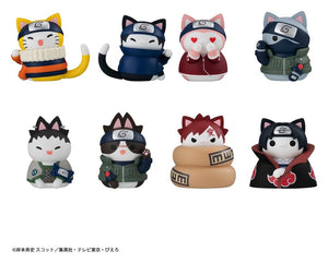 [PREORDINE] Naruto Mega Cat Project: Minifigure Nyaruto! Cats of Konoha Village Reboot - Blind Box Display - Megahouse - Mini-figurine