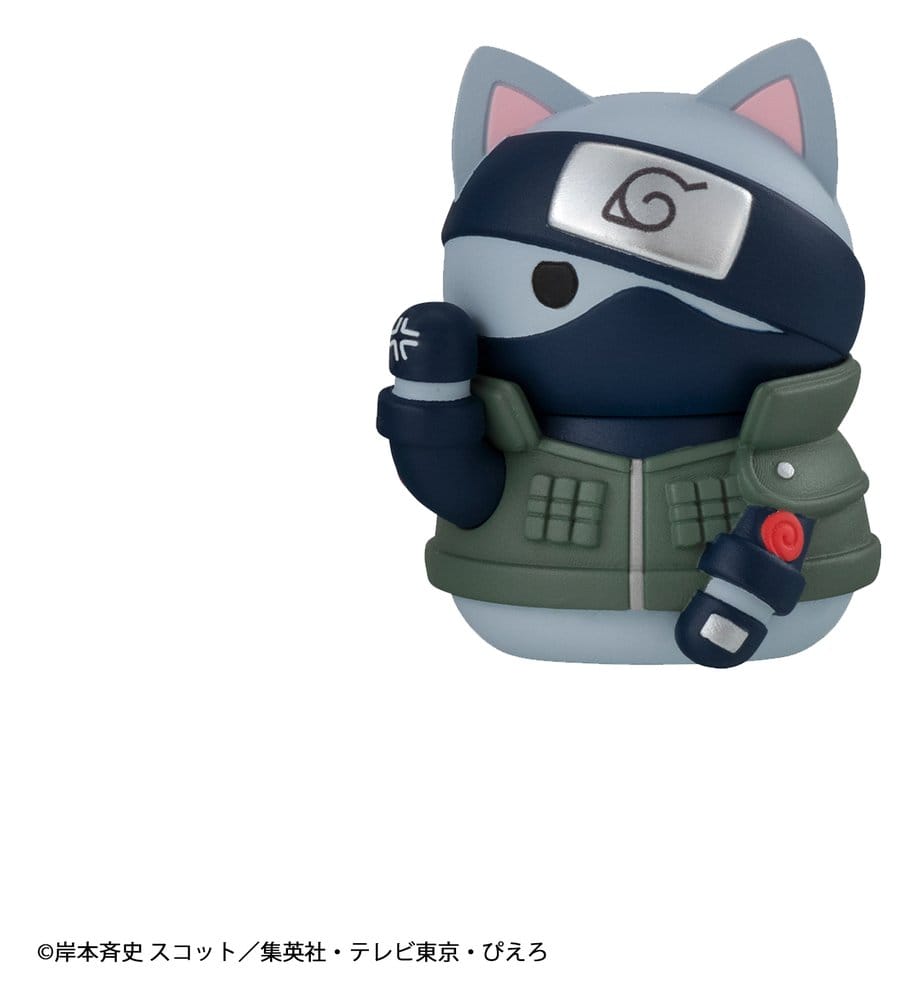 [PREORDINE] Naruto Mega Cat Project: Minifigure Nyaruto! Cats of Konoha Village Reboot - Blind Box Display - Megahouse - Mini-figurine