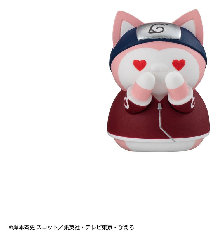 [PREORDINE] Naruto Mega Cat Project: Minifigure Nyaruto! Cats of Konoha Village Reboot - Blind Box Display - Megahouse - Mini-figurine