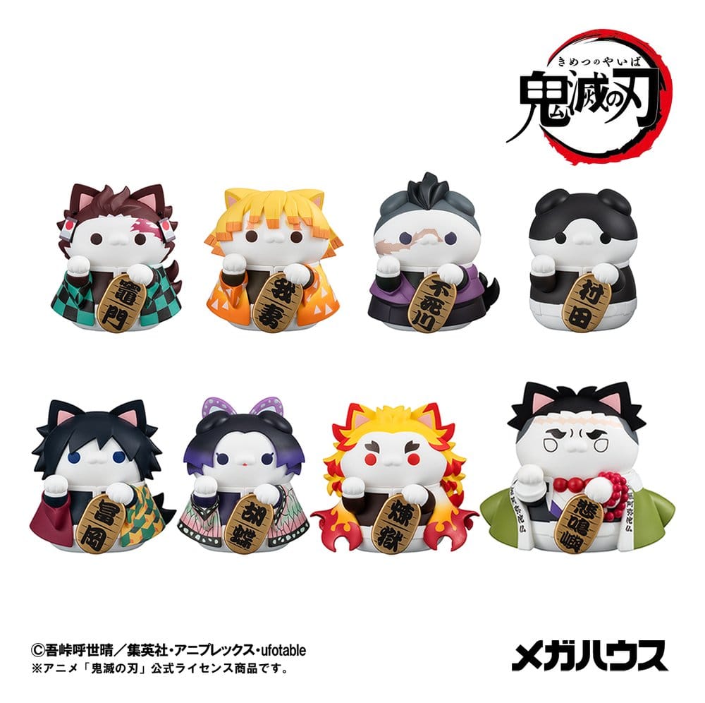 [PREORDINE] Demon Slayer: Mega Cat Project - Figure Trading Box - Gatti della Fortuna Ver. 01 - Megahouse - Mini-figurine
