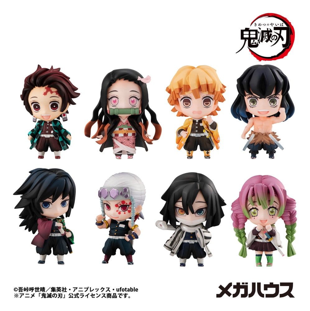 [PREORDINE] Demon Slayer: Trading Figure Tanjiro & Friends - Assortimento 8 Mini Figure - Megahouse - Mini-figurine
