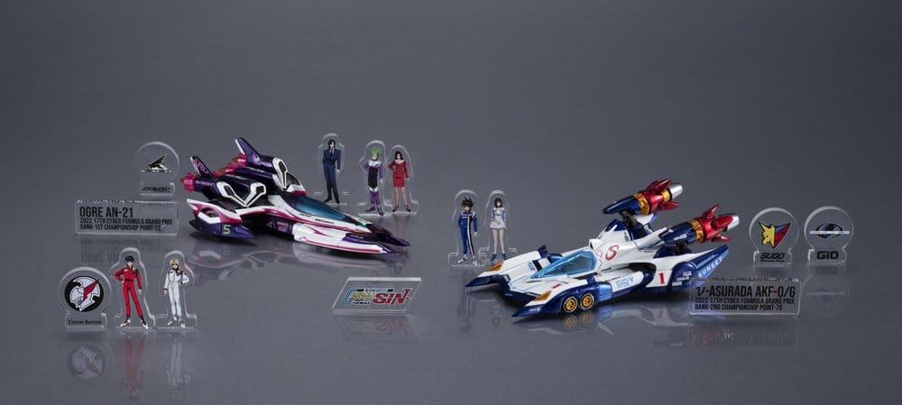 [PREORDINE] Future GPX Cyber Formula - Set Veicoli vAsurada AKF-0/G & OGRE AN-21 - Heritage Edition - Megahouse - Statue