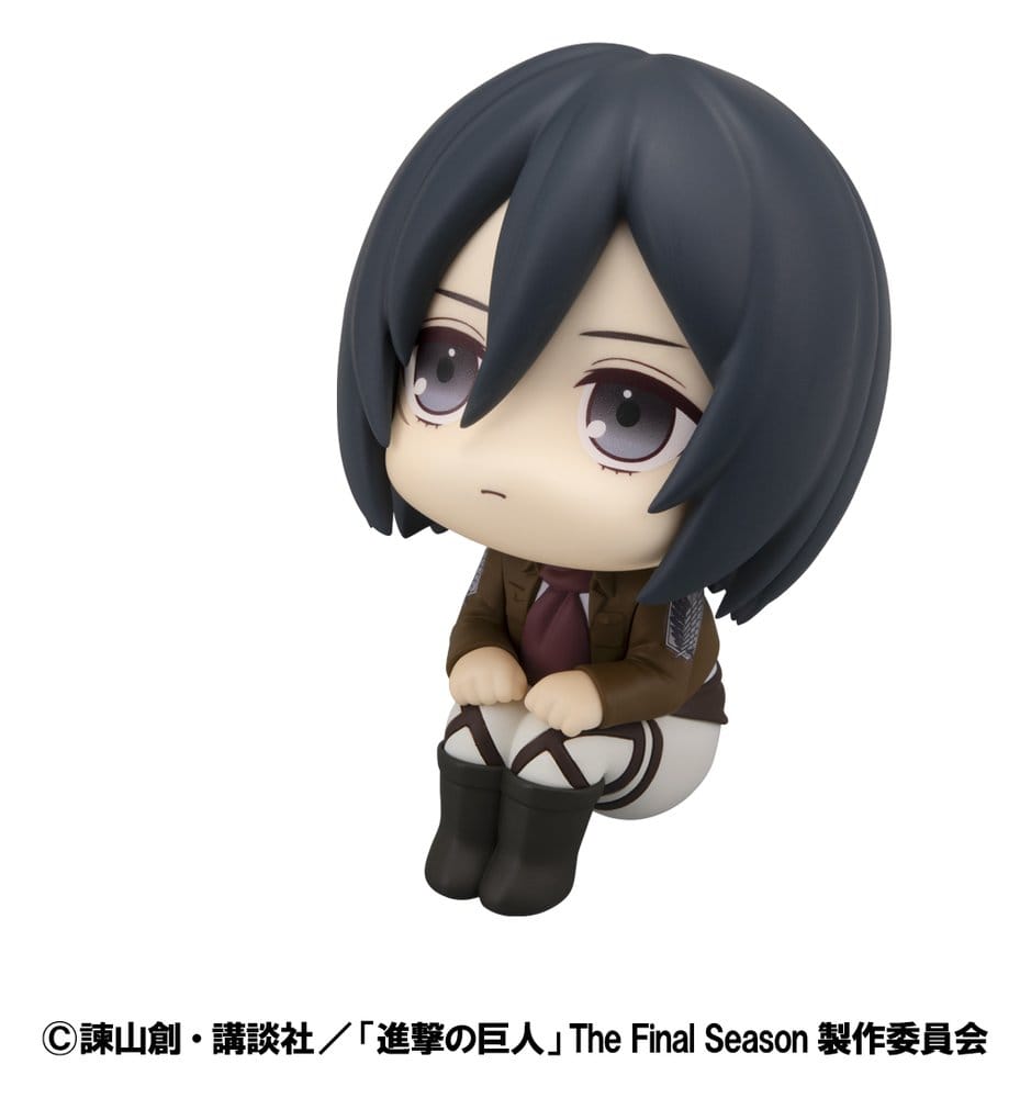 [PREORDINE] Attack on Titan Statuette Look Up: Levi Cleaning Ver. & Mikasa 11 cm - Megahouse - Statue