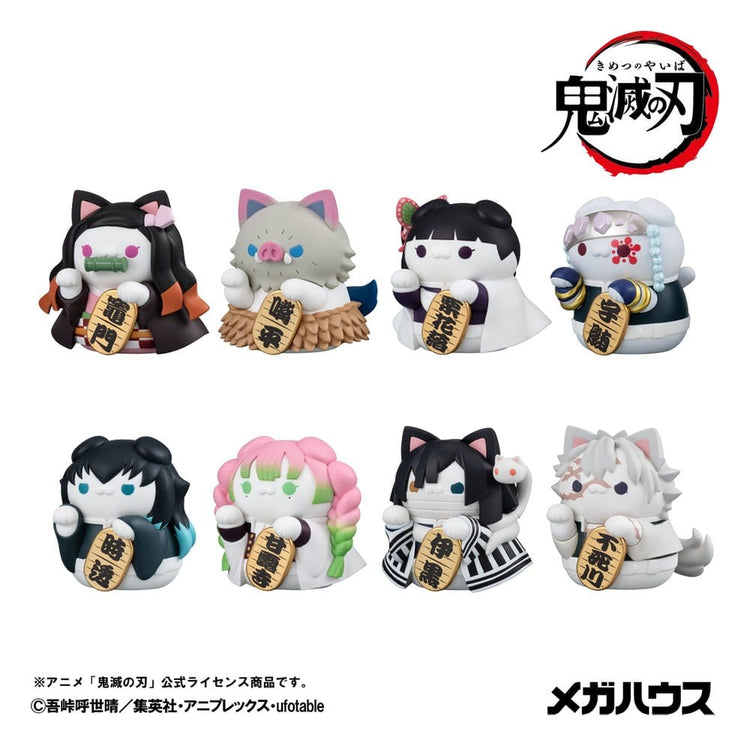 [PREORDINE] Demon Slayer: Kimetsu no Yaiba - Mega Cat Project Pack 8 Figure 6cm - Megahouse - Mini-figurine