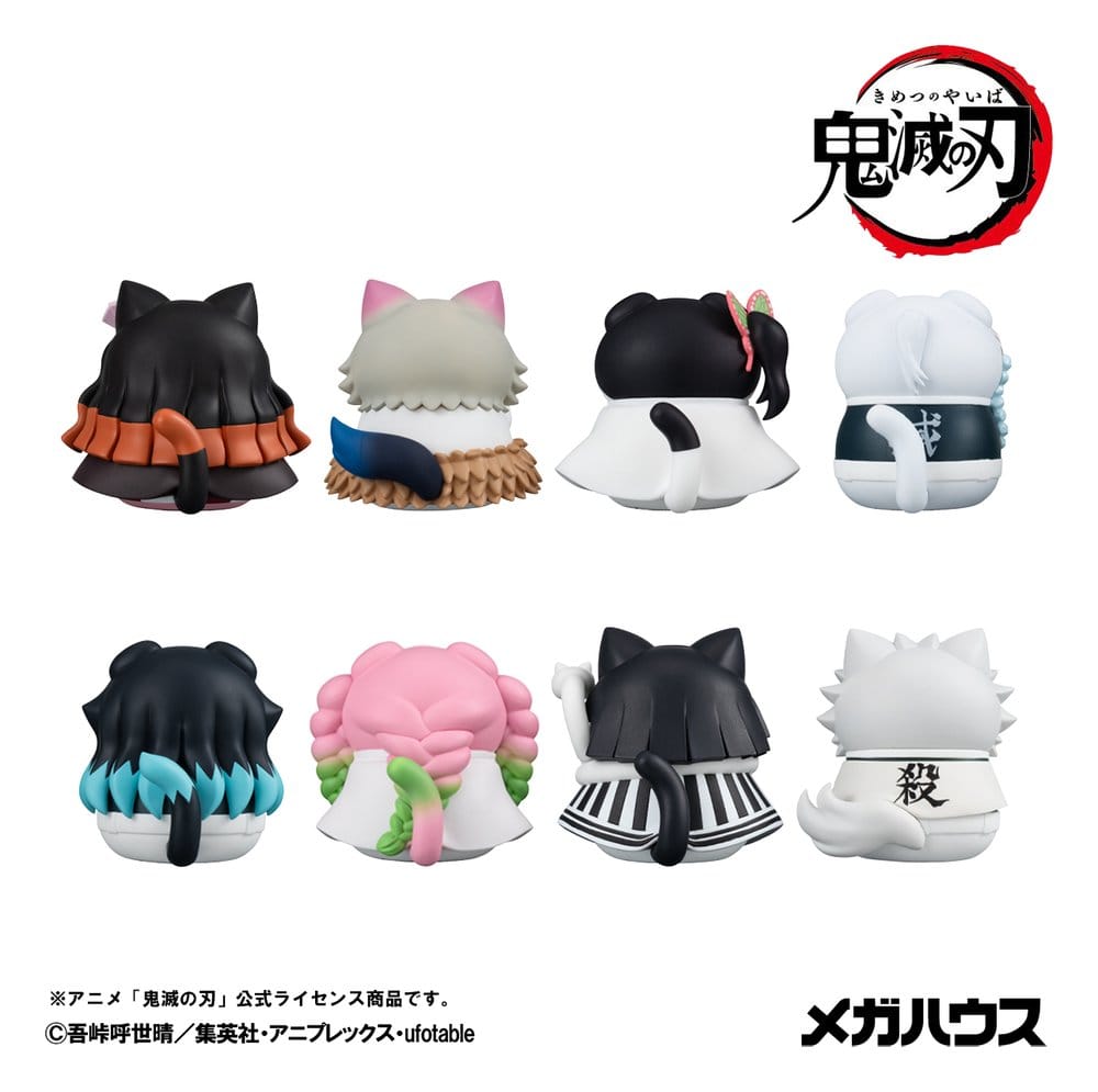 [PREORDINE] Demon Slayer: Kimetsu no Yaiba - Mega Cat Project Pack 8 Figure 6cm - Megahouse - Mini-figurine