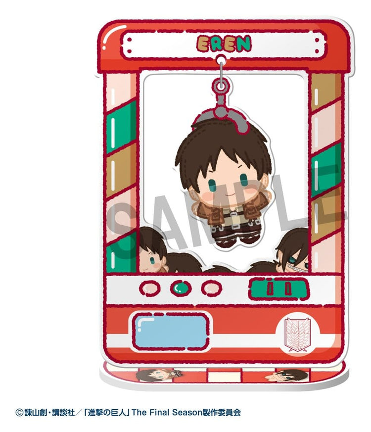 [PREORDINE] Attack on Titan - Mini-Figure Acrylic Chara Catcher 9 cm Blind Box (8 pezzi) - Megahouse - Mini-figurine