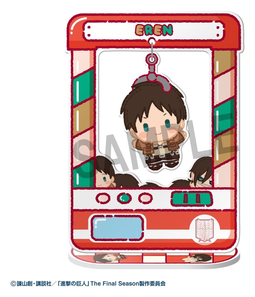 [PREORDINE] Attack on Titan - Mini-Figure Acrylic Chara Catcher 9 cm Blind Box (8 pezzi) - Megahouse - Mini-figurine
