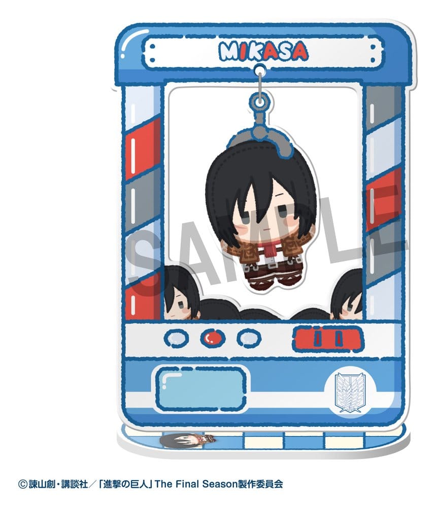 [PREORDINE] Attack on Titan - Mini-Figure Acrylic Chara Catcher 9 cm Blind Box (8 pezzi) - Megahouse - Mini-figurine