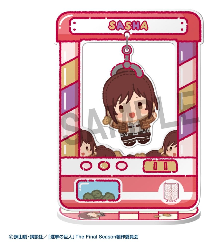 [PREORDINE] Attack on Titan - Mini-Figure Acrylic Chara Catcher 9 cm Blind Box (8 pezzi) - Megahouse - Mini-figurine