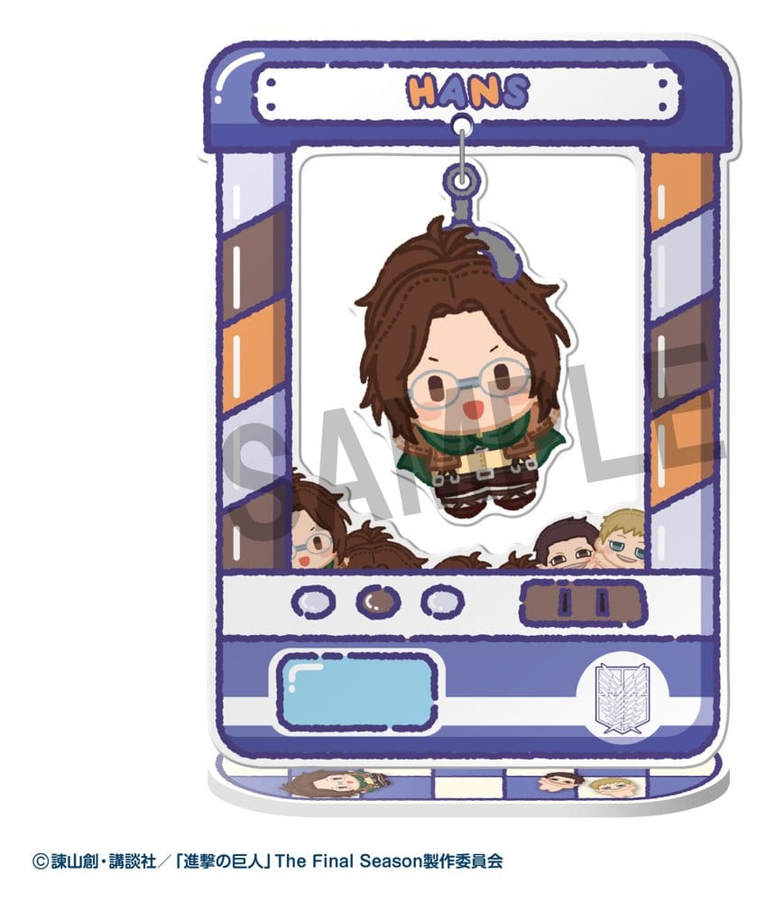 [PREORDINE] Attack on Titan - Mini-Figure Acrylic Chara Catcher 9 cm Blind Box (8 pezzi) - Megahouse - Mini-figurine