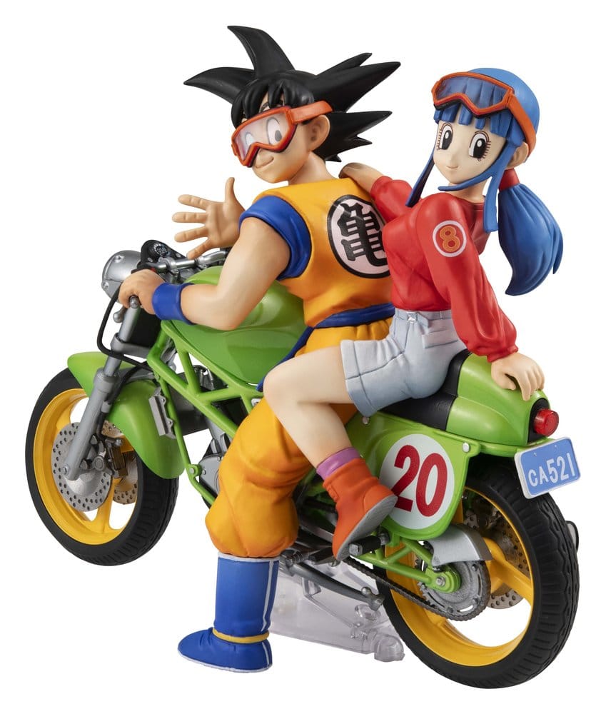 [PREORDINE] Dragon Ball Z Statua Desktop Real McCoy Son Goku & Chichi Limited Repeat Ver. 15 cm - Megahouse - Statue