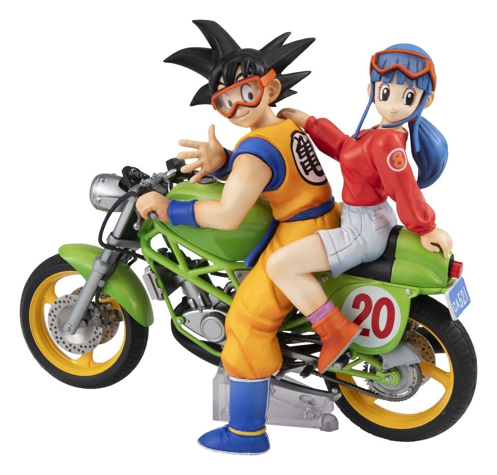 [PREORDINE] Dragon Ball Z Statua Desktop Real McCoy Son Goku & Chichi Limited Repeat Ver. 15 cm - Megahouse - Statue