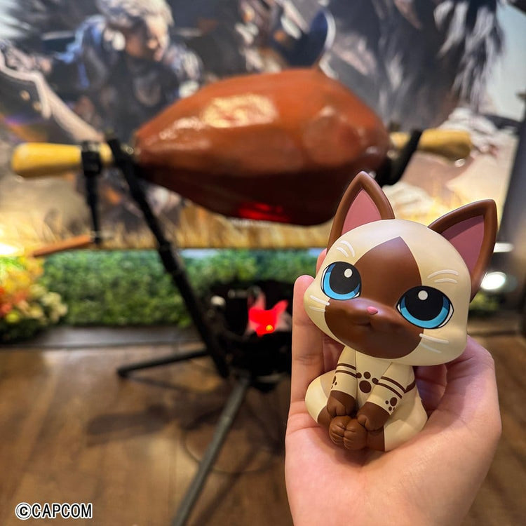 [PREORDINE] Monster Hunter - Statuetta Airou Look Up 11 cm - Megahouse - Statue