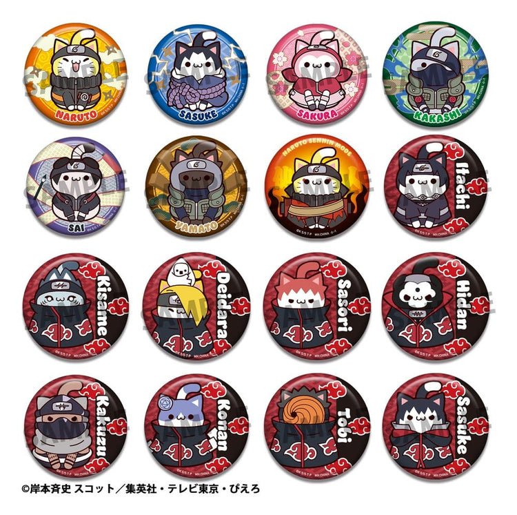 [PREORDINE] Naruto Shippuden: Spille Mega Cat Project Nyaruto! Collection 2 - Blind Box - Megahouse - Broche & spille