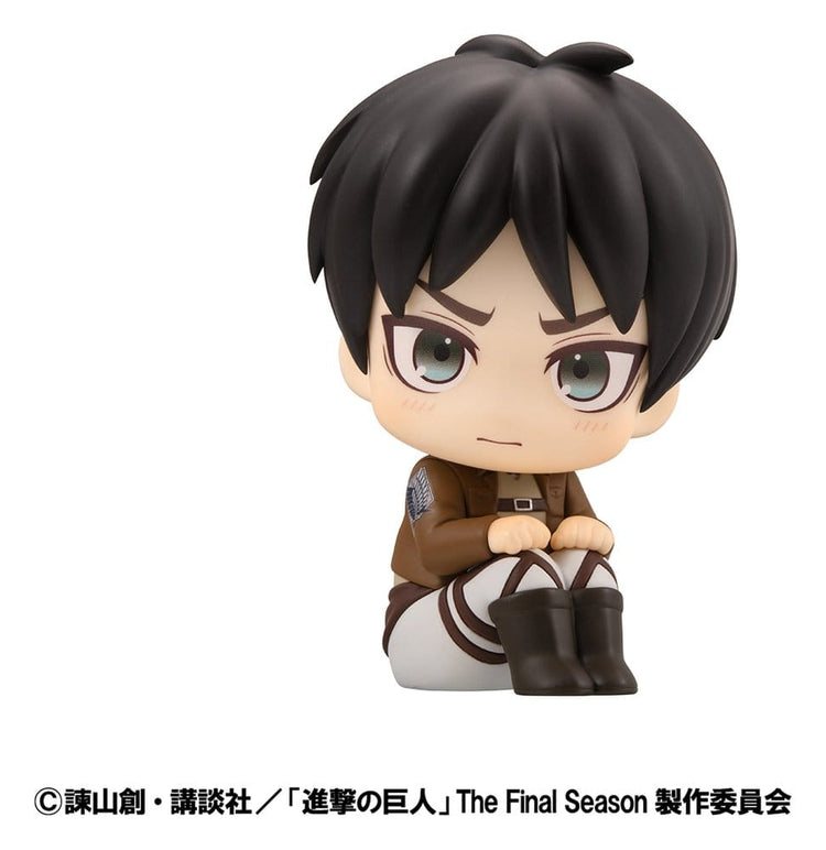 [PREORDINE] Attack on Titan Figure Lookup: Set 2 Figure Armin & Eren - Versione Grumpy - Megahouse - Statue