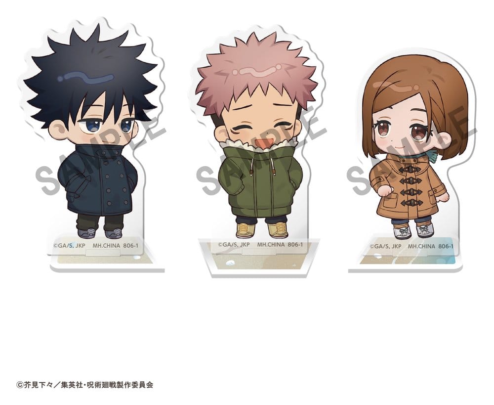 [PREORDINE] Jujutsu Kaisen - Stand Acrilico 5° Anniversario Buddycolle - Megumi Fushiguro, Yuji Itadori & Nobara Kugisaki 10 cm - Megahouse - Mini-figurine