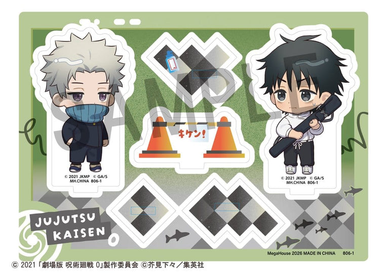 [PREORDINE] Jujutsu Kaisen - Stand Acrylic 5° Anniversario Toge Inumaki & Yuta Okkotsu 10 cm - Megahouse - Mini-figurine