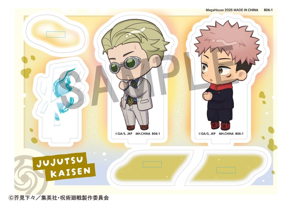 [PREORDINE] Jujutsu Kaisen: Stand Acrilico 5° Anniversario - Kento Nanami & Yuji Itadori - Megahouse - Mini-figurine