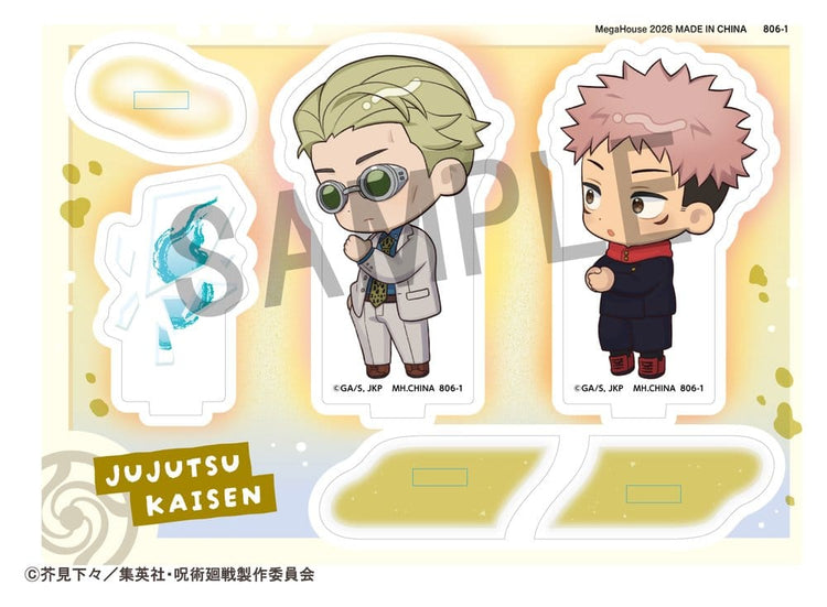 [PREORDINE] Jujutsu Kaisen: Stand Acrilico 5° Anniversario - Kento Nanami & Yuji Itadori - Megahouse - Mini-figurine