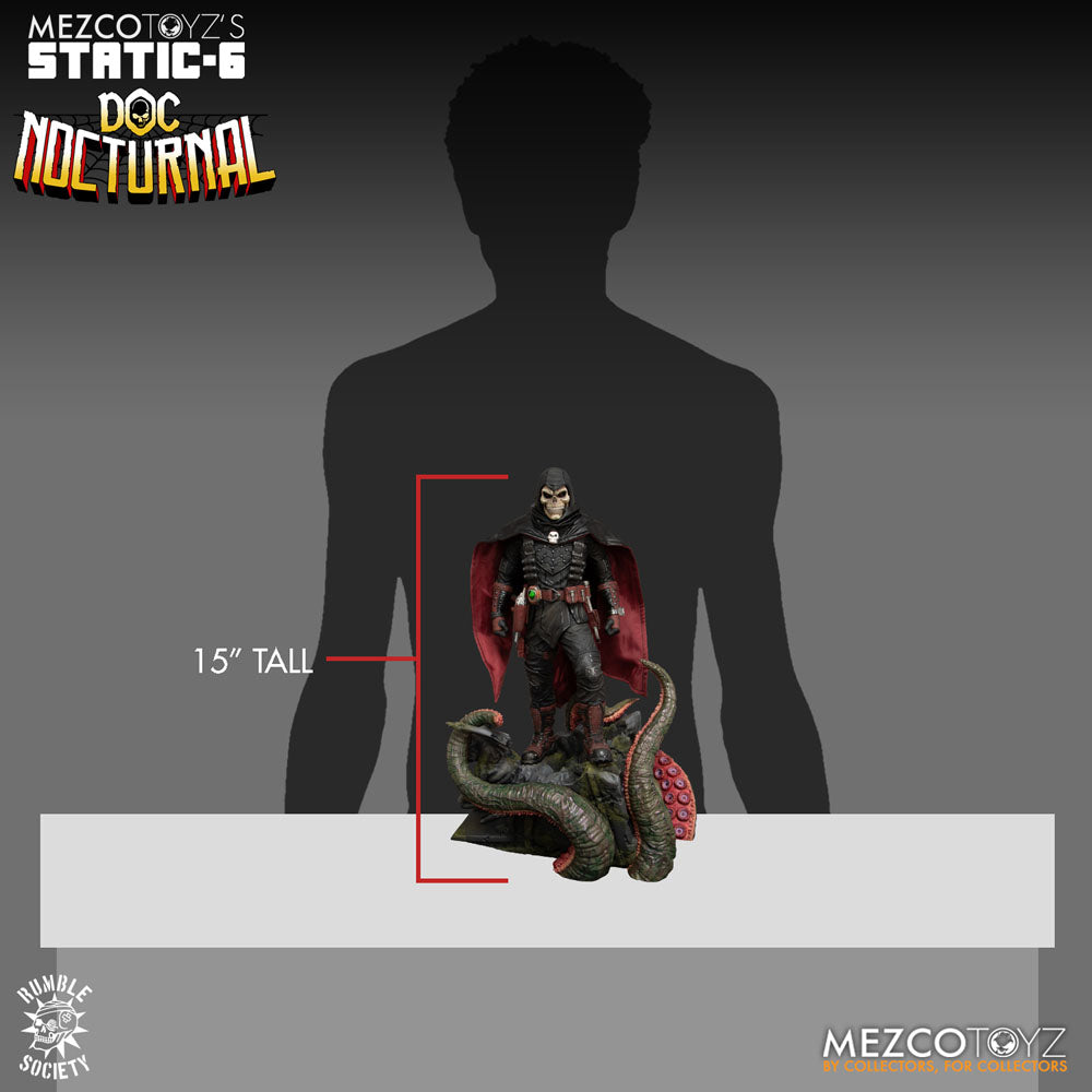 [PREORDINE] Statua Static-6 PVC Original Character Doc Nocturnal 38 cm - Mezco Toys - Statue
