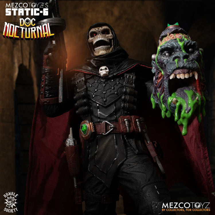 [PREORDINE] Statua Static-6 PVC Original Character Doc Nocturnal 38 cm - Mezco Toys - Statue