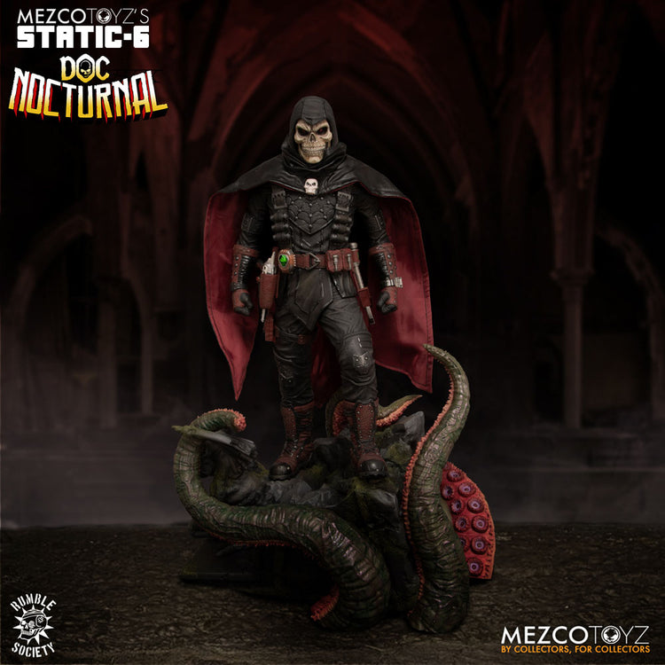 [PREORDINE] Statua Static-6 PVC Original Character Doc Nocturnal 38 cm - Mezco Toys - Statue