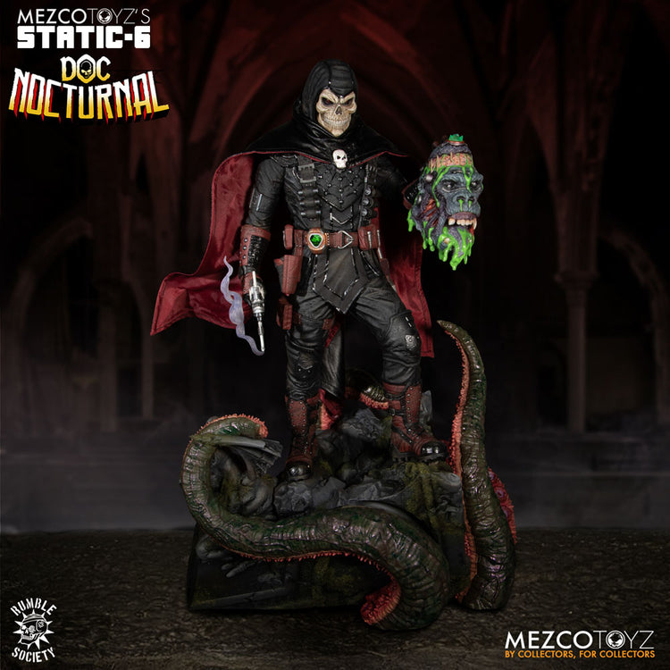[PREORDINE] Statua Static-6 PVC Original Character Doc Nocturnal 38 cm - Mezco Toys - Statue