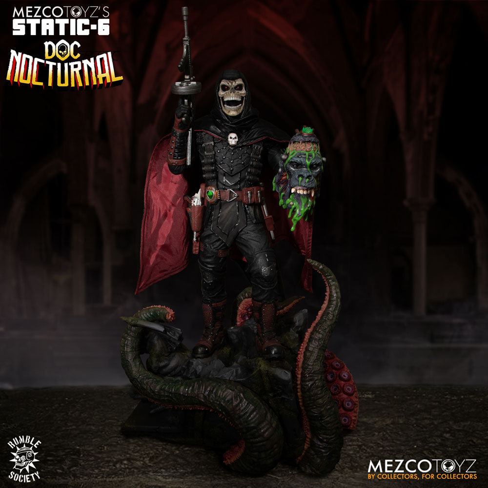 [PREORDINE] Statua Static-6 PVC Original Character Doc Nocturnal 38 cm - Mezco Toys - Statue