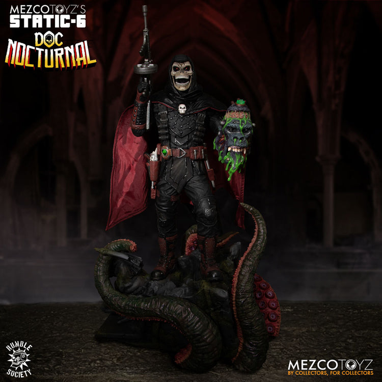 [PREORDINE] Statua Static-6 PVC Original Character Doc Nocturnal 38 cm - Mezco Toys - Statue