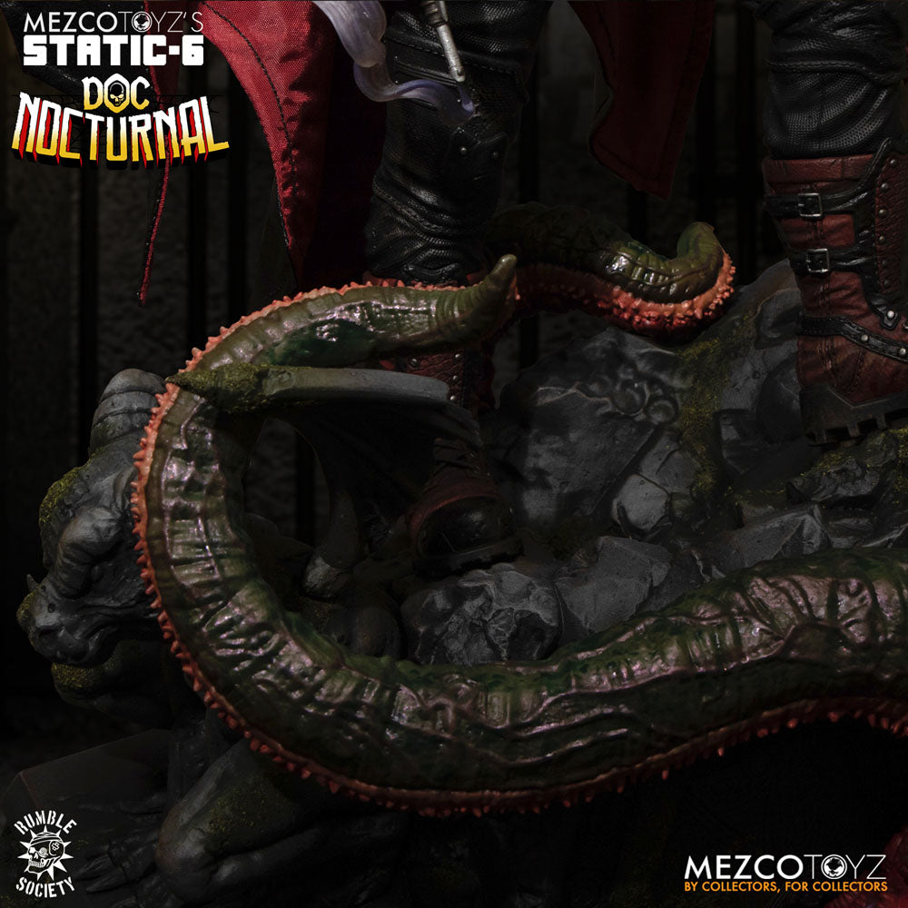 [PREORDINE] Statua Static-6 PVC Original Character Doc Nocturnal 38 cm - Mezco Toys - Statue