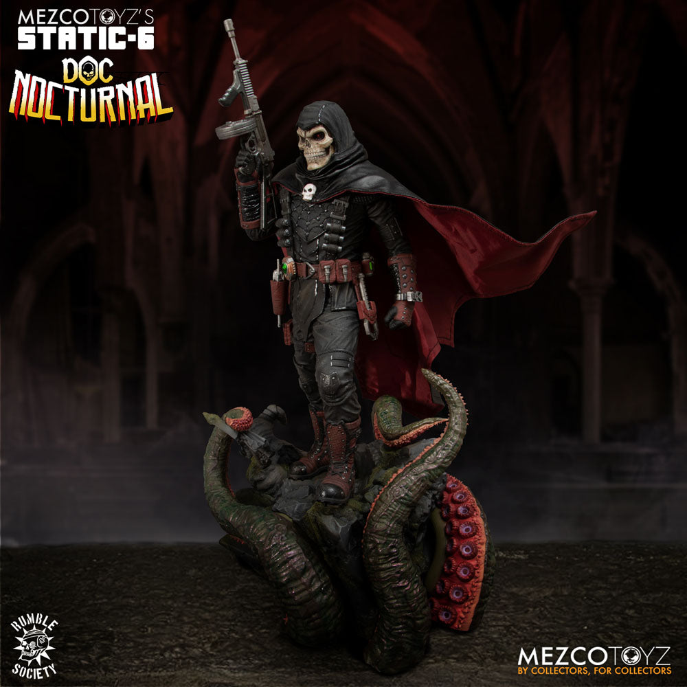 [PREORDINE] Statua Static-6 PVC Original Character Doc Nocturnal 38 cm - Mezco Toys - Statue
