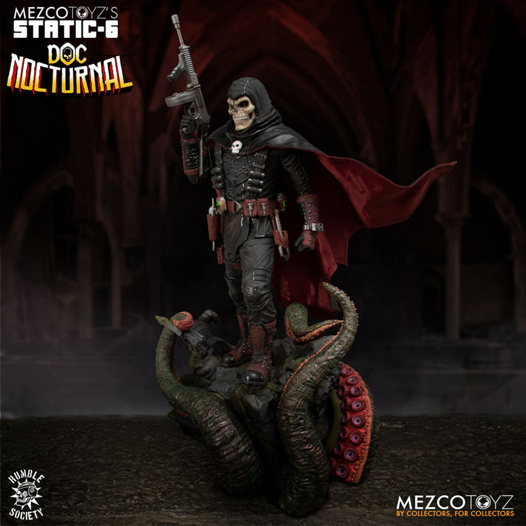 [PREORDINE] Statua Static-6 PVC Original Character Doc Nocturnal 38 cm - Mezco Toys - Statue