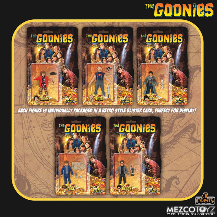 [PREORDINE] The Goonies 5 Points Action Figures 9 cm Assortimento - Mezco Toys - Action figures