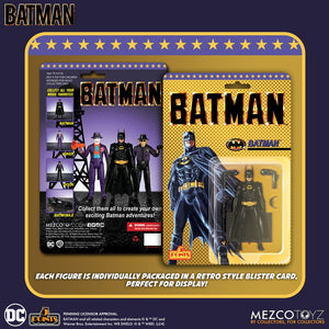 [PREORDINE] Batman (1989) Action Figure 5 Points 9 cm Assortimento - Mezco Toys - Action figures